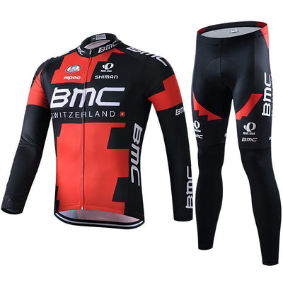 Sky - Long Sleeve Cycling Clothing Professional Set