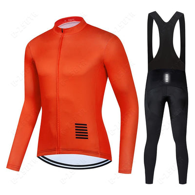 Professional Long Sleeve Cycling Clothing Set