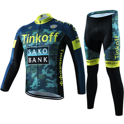 Sky - Long Sleeve Cycling Clothing Professional Set