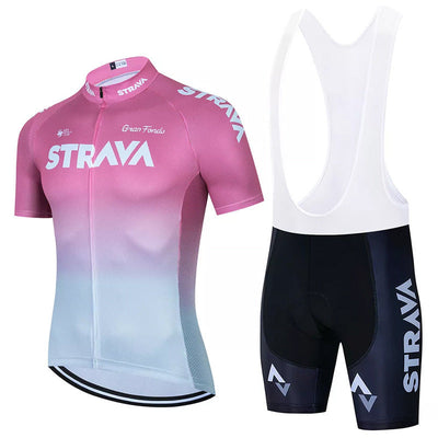 Strava - Professionelles Radfahr-Kit