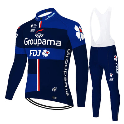 FDJ - Professional Long Sleeve Cycling Kit