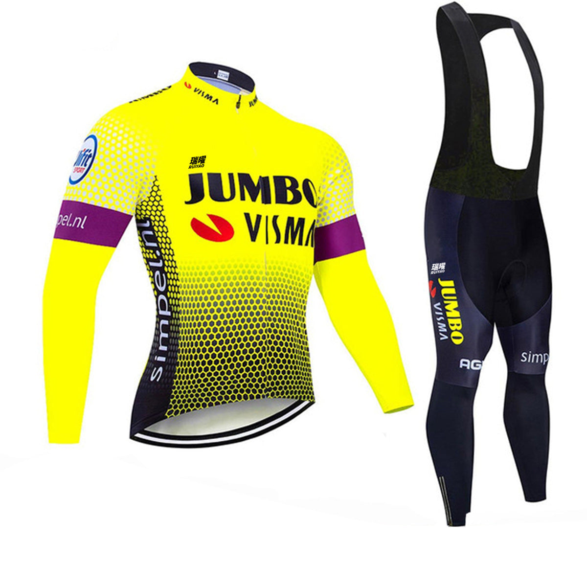 Jumbo - Professional Long Sleeve Cycling Clothing Set