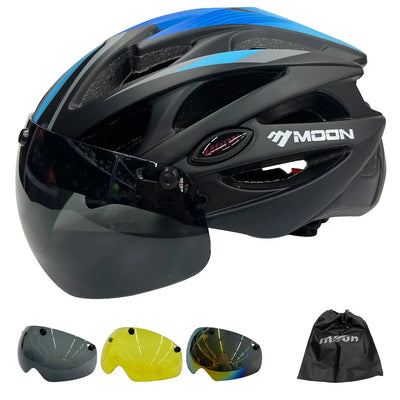 Moon - PRO Cycling Helmet with Integrated Visor