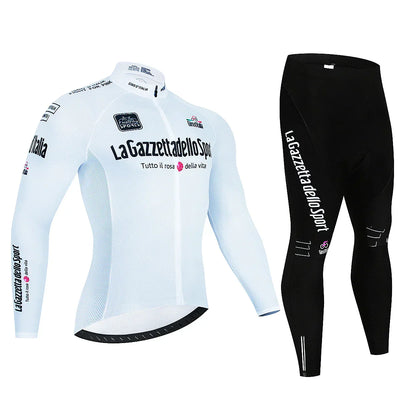 Giro d'Italia - Long Sleeve Cycling Clothing Professional Set