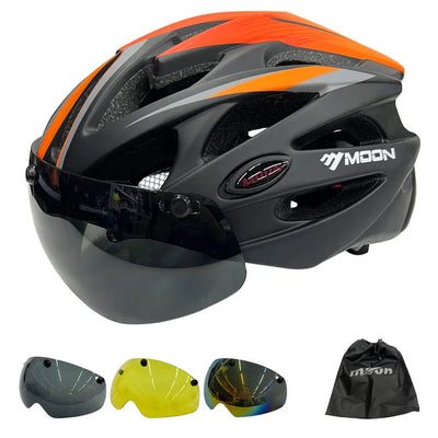 Moon - PRO Cycling Helmet with Integrated Visor